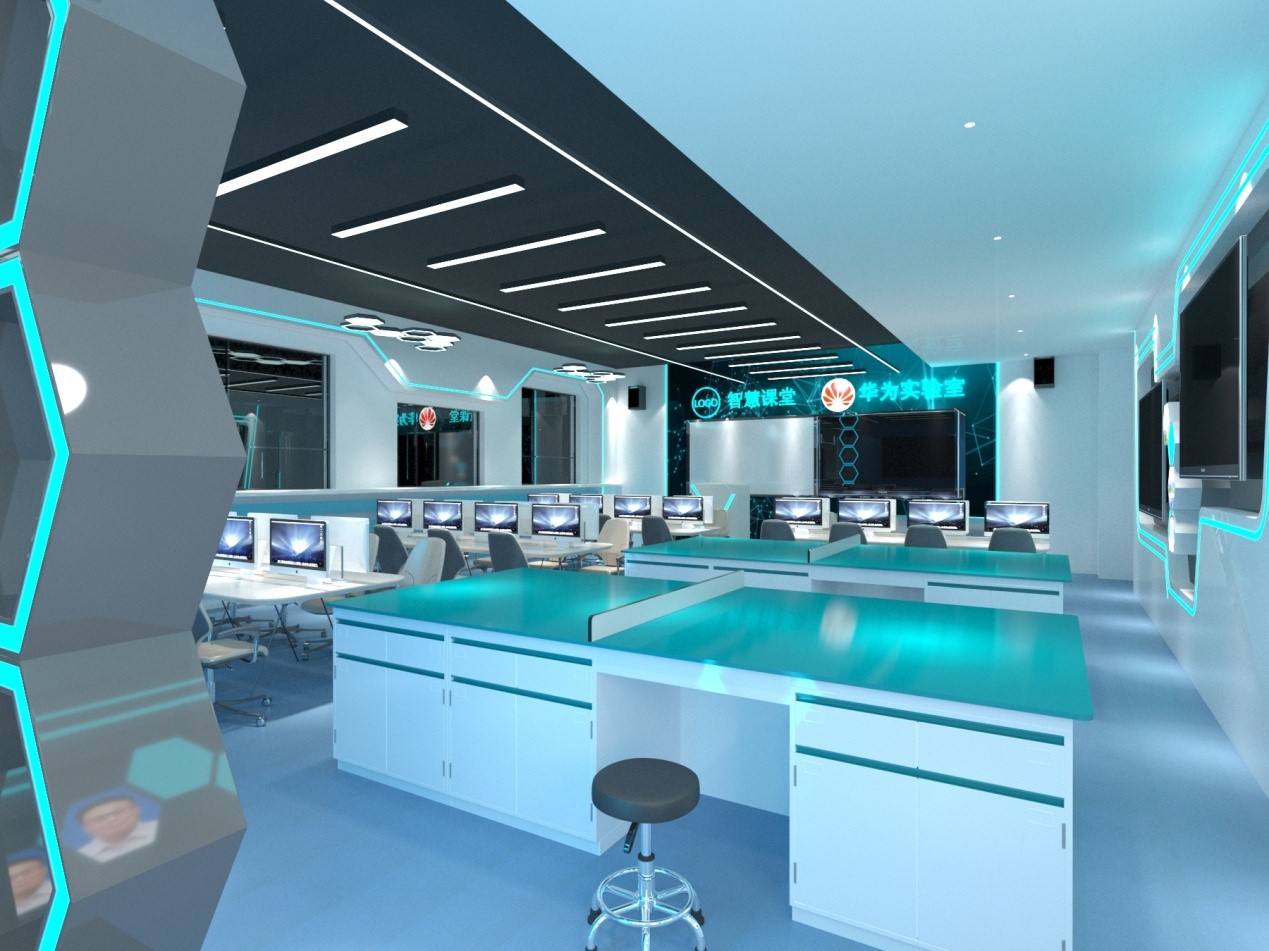 建设中的太阳成集团tyc33455—华为未来技术实验室